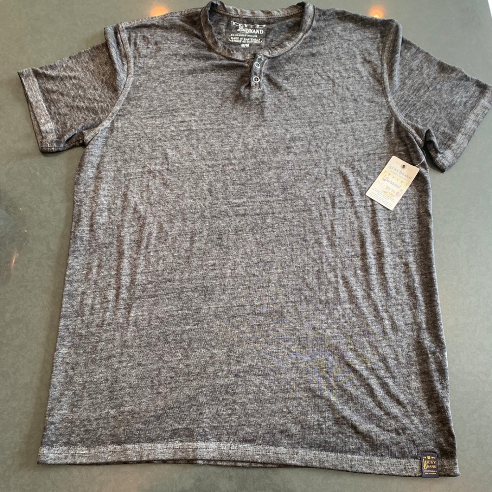 Lucky Brand Venice Burnout Notch Tee